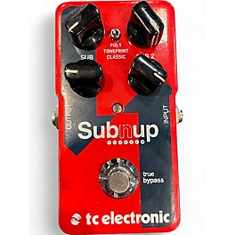 Used TC Electronic Sub N Up Octaver Effect Pedal