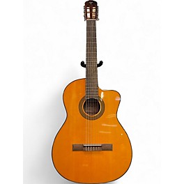 Used Takamine GC1CE Natural Classical Acoustic Electric Guitar