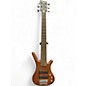 Used Warwick Pro Series Corvette Standard 6 String Walnut Electric Bass Guitar thumbnail