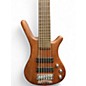 Used Warwick Pro Series Corvette Standard 6 String Walnut Electric Bass Guitar