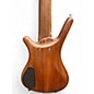 Used Warwick Pro Series Corvette Standard 6 String Walnut Electric Bass Guitar