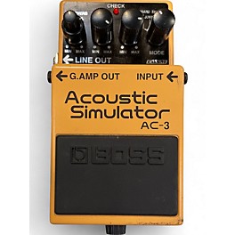 Used BOSS AC3 Acoustic Simulator Effect Pedal