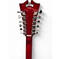 Used D'Angelico Premier Series DC 12 String Red Hollow Body Electric Guitar