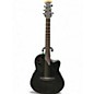 Used Ovation 1868TX-5-G Textured Black Acoustic Electric Guitar thumbnail