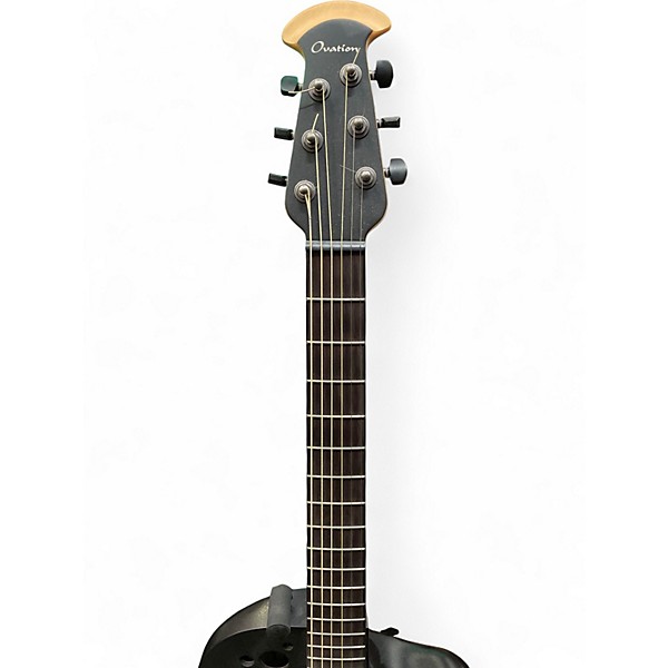 Used Ovation 1868TX-5-G Textured Black Acoustic Electric Guitar