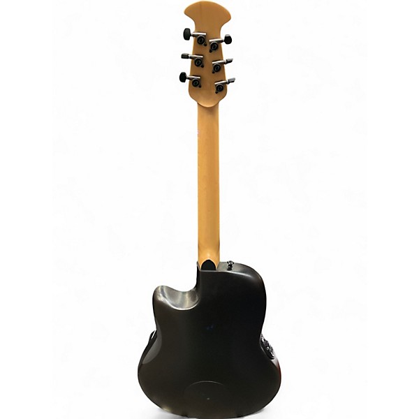 Used Ovation 1868TX-5-G Textured Black Acoustic Electric Guitar