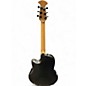 Used Ovation 1868TX-5-G Textured Black Acoustic Electric Guitar