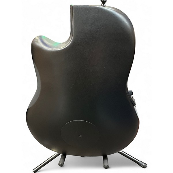 Used Ovation 1868TX-5-G Textured Black Acoustic Electric Guitar