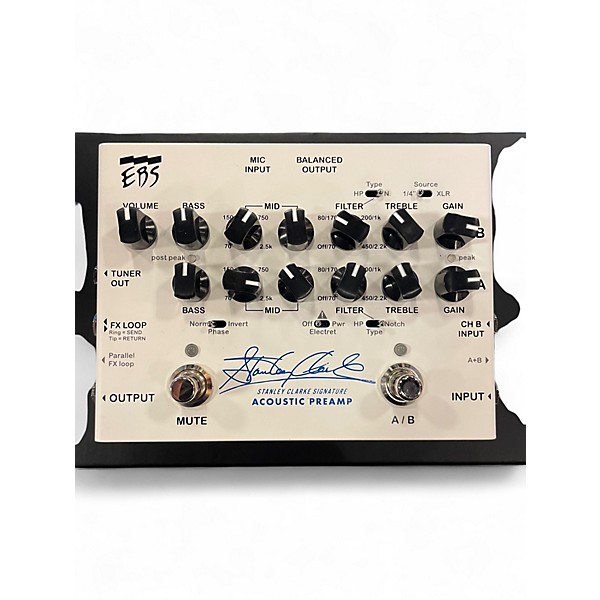 ギター EBS Stanley Clarke Acoustic Preamp Used EBS STANLEY CLARKE ACOUSTIC PREAMP Guitar Preamp