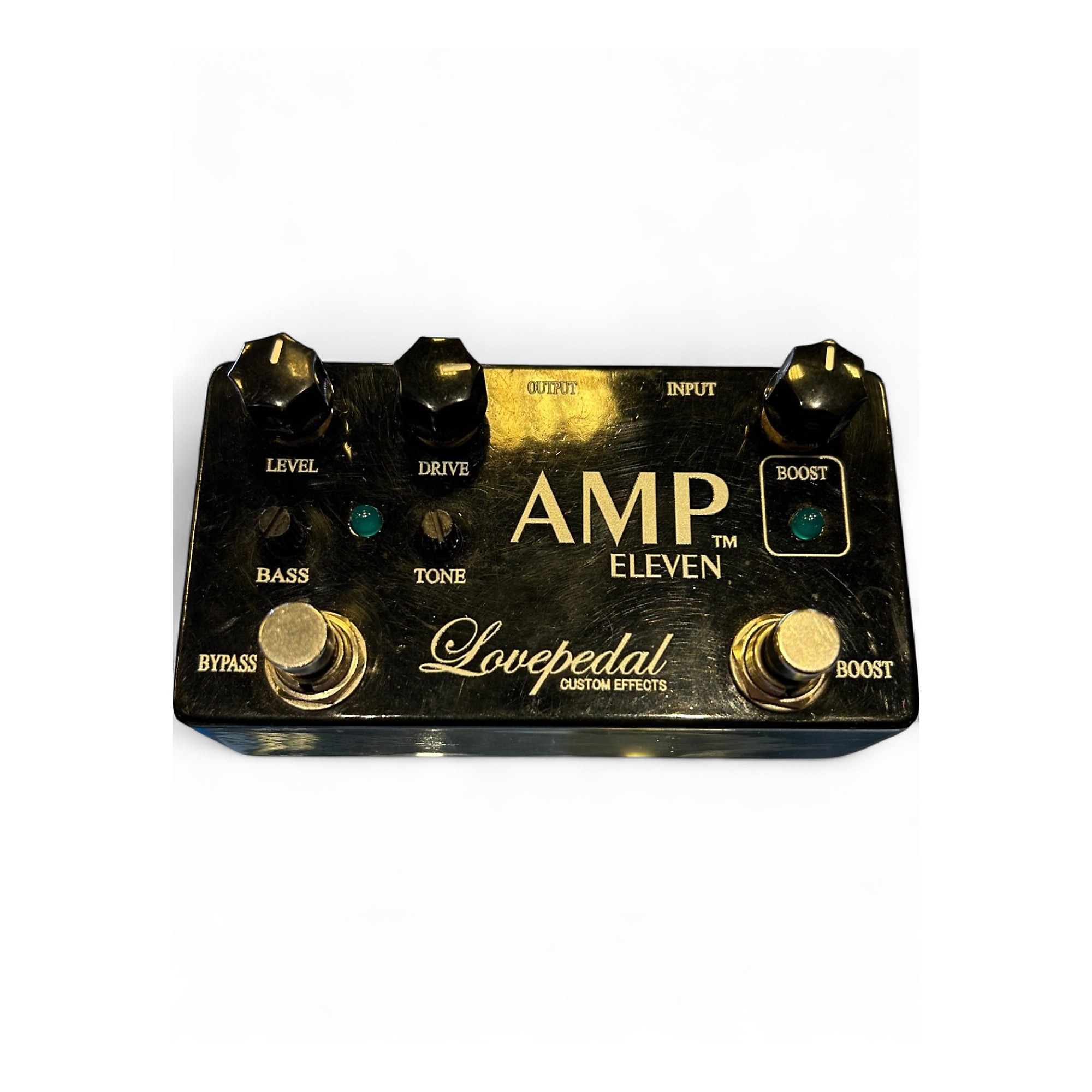 Used Lovepedal Amp Eleven Overdrive Boost Effect Pedal