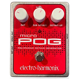 Used Electro-Harmonix Micro Pog Polyphonic Octave Generator Effect Pedal