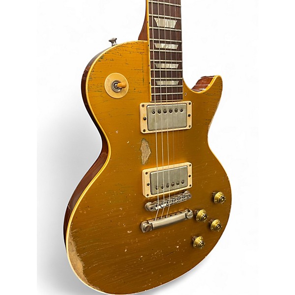 Used Gibson CUSTOM SHOP TRUE HISTORIC 1957 LES PAUL GOLDTOP AGED GOLD Solid Body Electric Guitar