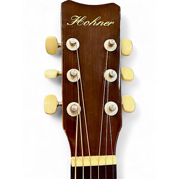 Used Hohner HW200 natural Acoustic Guitar