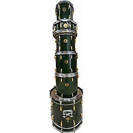 Vintage 1980s Pearl 6 Piece 50TH ANNIVERSARY Emerald Green Drum Kit