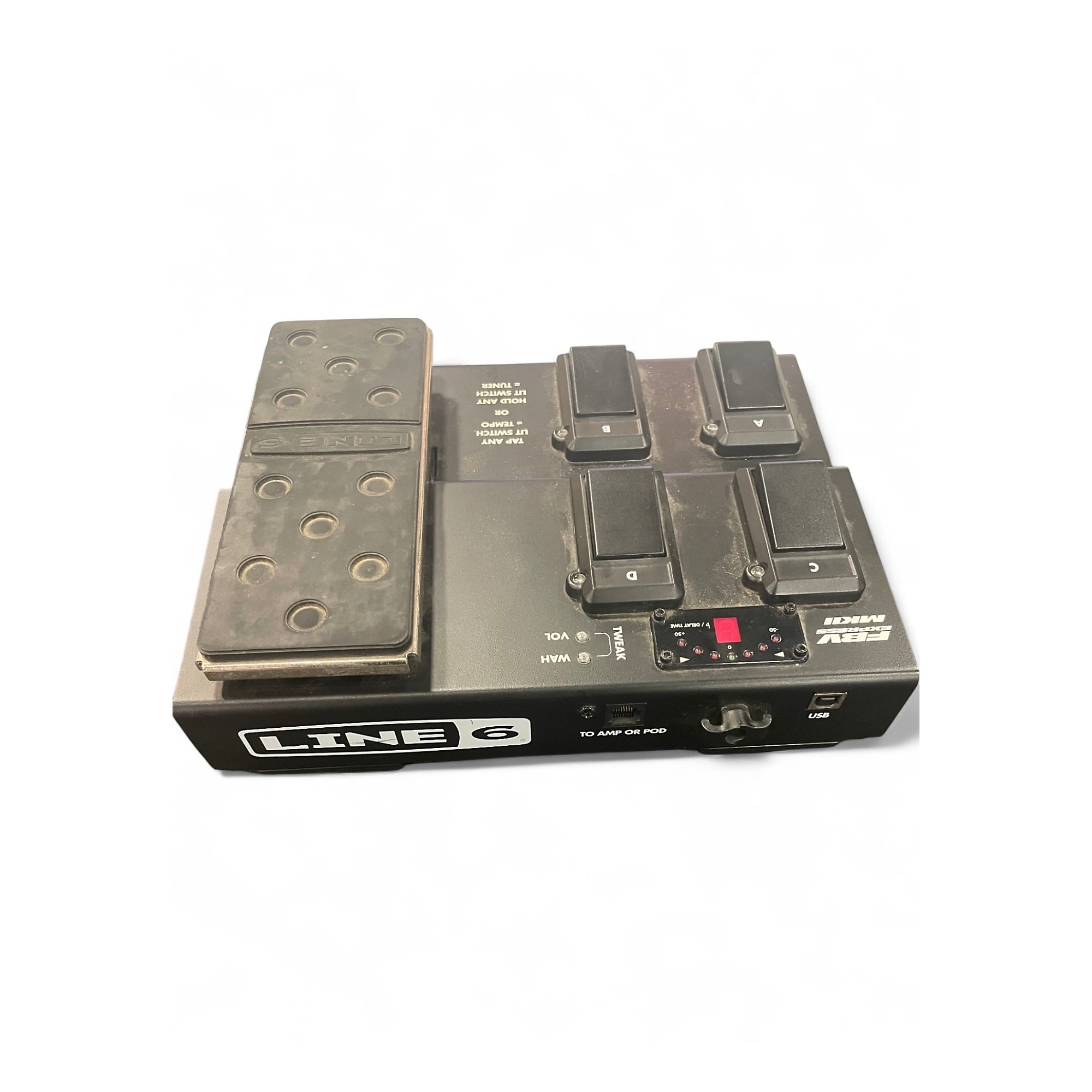 Used Line 6 FBV Express MKII 4 Button Footswitch | Guitar Center