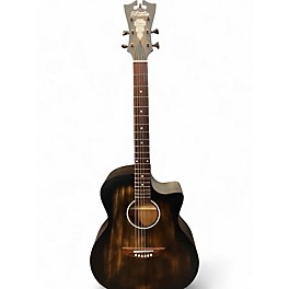 Used D'Angelico Premier Gramercy CS Trans Black Acoustic Electric Guitar