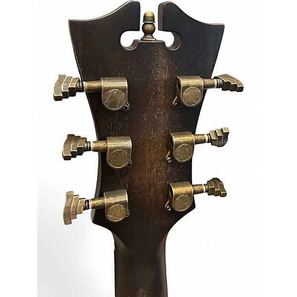 Used D'Angelico Premier Gramercy CS Trans Black Acoustic Electric Guitar