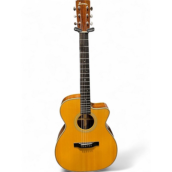 Used Eastman E20 OMCE Natural Acoustic Electric Guitar