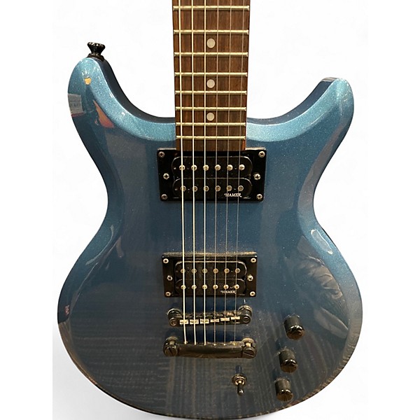 Used Hamer SFX Series Metallic Blue Solid Body Electric Guitar