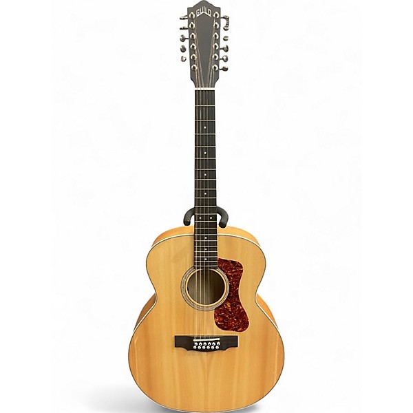 Used Guild F-2512E Natural 12 String Acoustic Electric Guitar