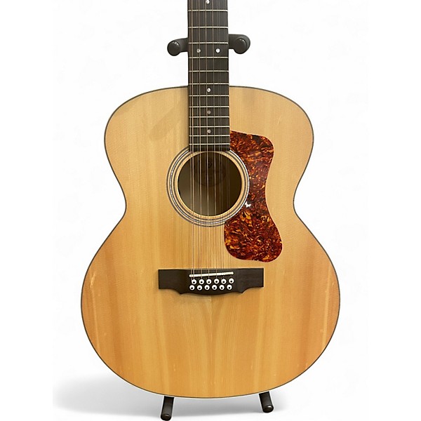 Used Guild F-2512E Natural 12 String Acoustic Electric Guitar