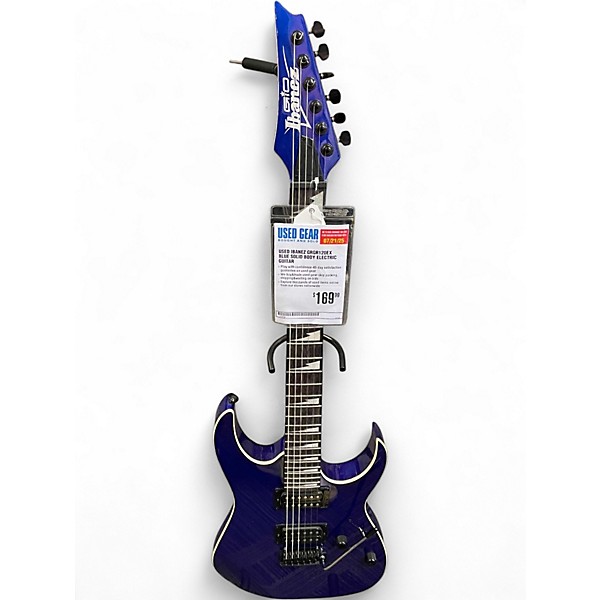 Used Ibanez RG421PB Blue Sapphire Solid Body Electric Guitar