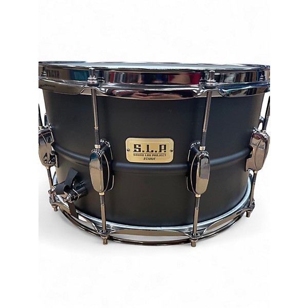 Used TAMA 14X8 Steel Sound Lab Project matte black Drum