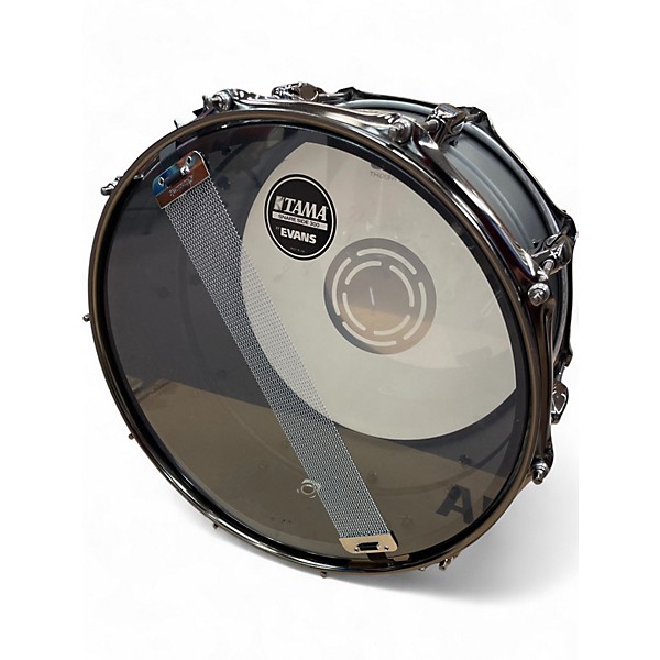 Used TAMA 14X8 Steel Sound Lab Project matte black Drum