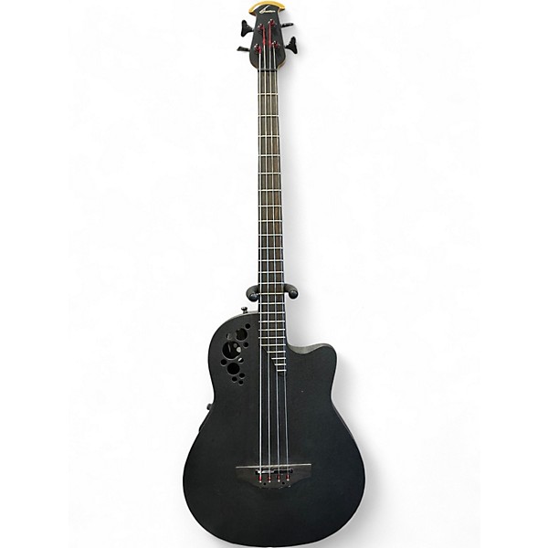 Used Ovation ELITE T B778TX Black Acoustic Bass Guitar