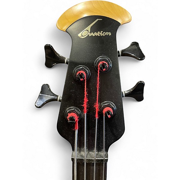 Used Ovation ELITE T B778TX Black Acoustic Bass Guitar