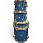 Used Ludwig 5 Piece Element Evolution Blue Sparkle Drum Kit