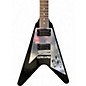 Used Gibson FLYING V MIRROR Black Solid Body Electric Guitar