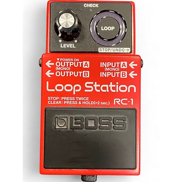 Used BOSS RC1 Loop Station Pedal | Guitar Center