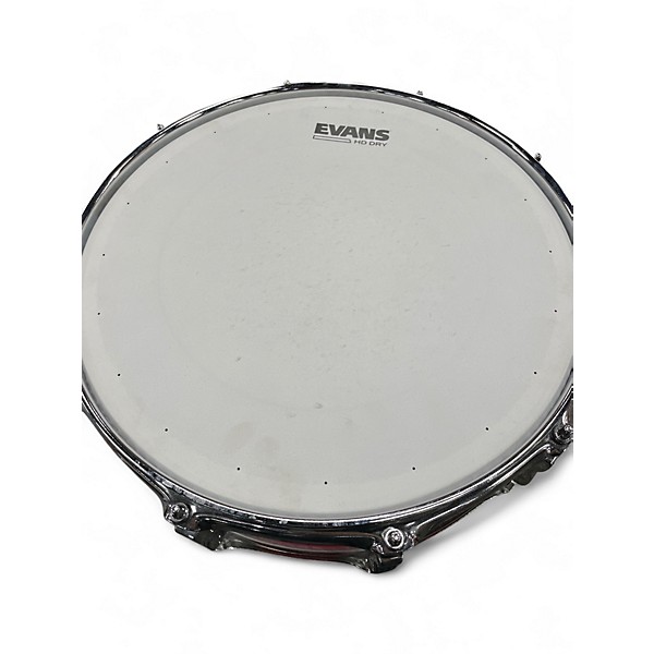 Used Ludwig 14X5.5 Vistalite Snare Red Drum