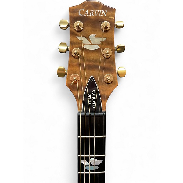 Used Carvin AC375 Craig Chaquico Signature Model Natural Acoustic Electric Guitar