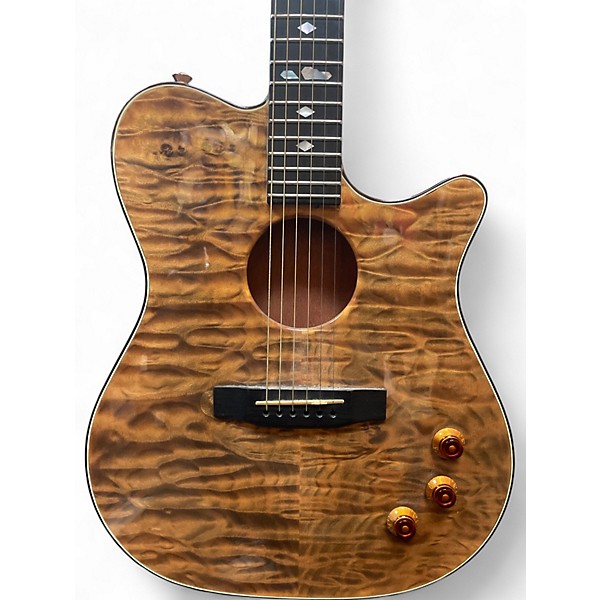 Used Carvin AC375 Craig Chaquico Signature Model Natural Acoustic Electric Guitar