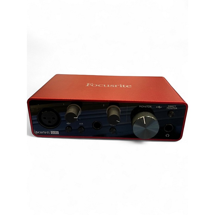 Used Focusrite Scarlett Solo Gen 3 Audio Interface | Guitar