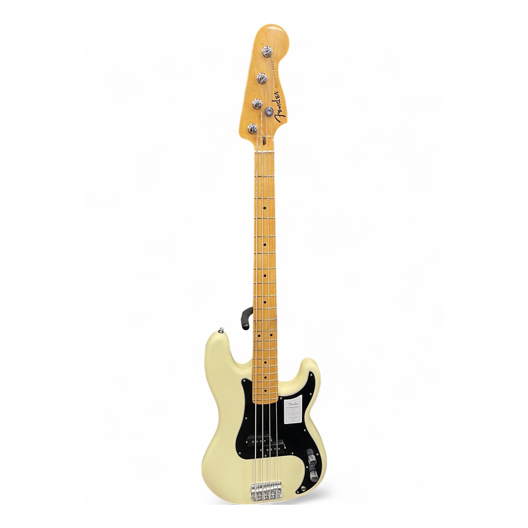 Used Fender Standard Precision Bass Olympic White Electric