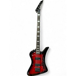 Used Jackson JS3Q KELLY BIRD TRANSPARENT RED BURST Electric Bass Guitar