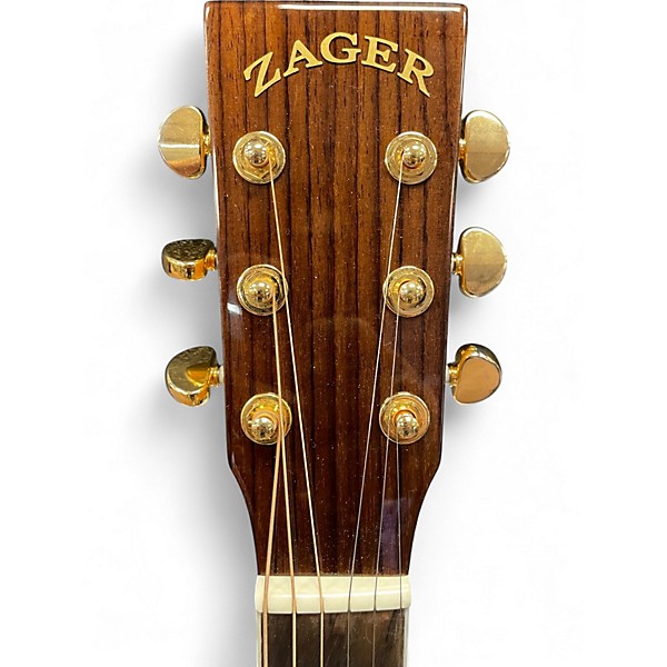 Used Zager ZAD-800M/N Natural Acoustic Guitar