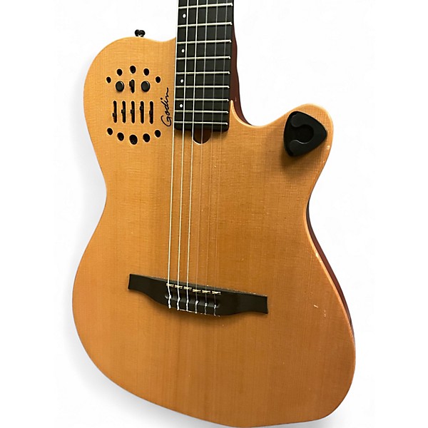Used Godin ACS-SA Cedar Top Natural Classical Acoustic Electric Guitar