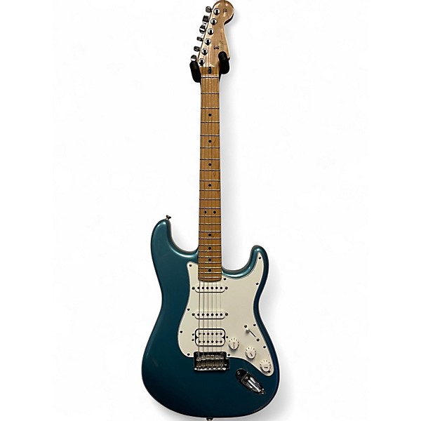 Used 2018 Fender STRATOCASTER PLAYER SERIES HSS Chrome Blue Solid Body Electric Guitar