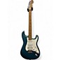 Used 2018 Fender STRATOCASTER PLAYER SERIES HSS Chrome Blue Solid Body Electric Guitar thumbnail
