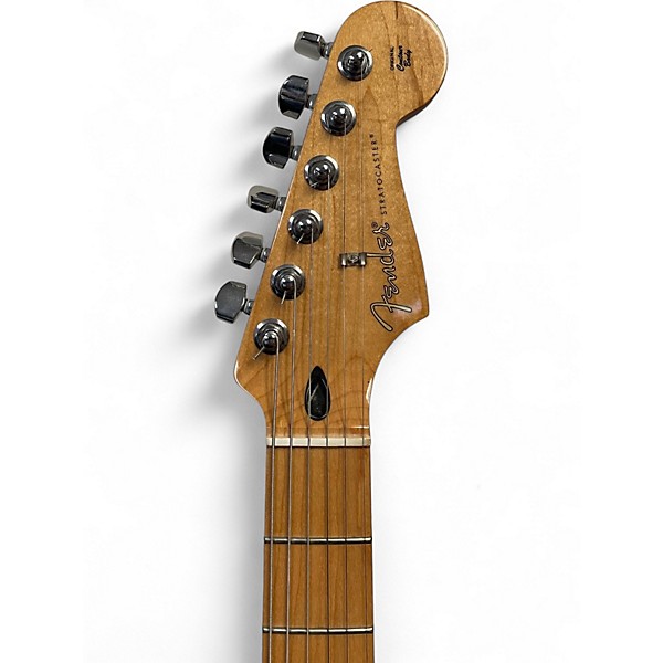 Used 2018 Fender STRATOCASTER PLAYER SERIES HSS Chrome Blue Solid Body Electric Guitar