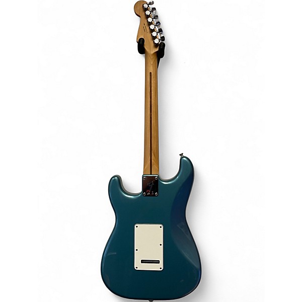 Used 2018 Fender STRATOCASTER PLAYER SERIES HSS Chrome Blue Solid Body Electric Guitar