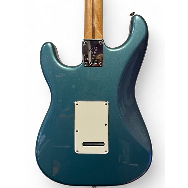 Used 2018 Fender STRATOCASTER PLAYER SERIES HSS Chrome Blue Solid Body Electric Guitar