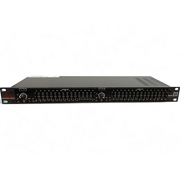 Used dbx 215 Dual 15-Band Graphic Equalizer