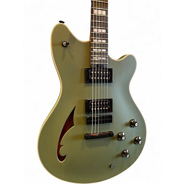 Used EVH SA126 Special Matte Army Drab Hollow Body Electric Guitar