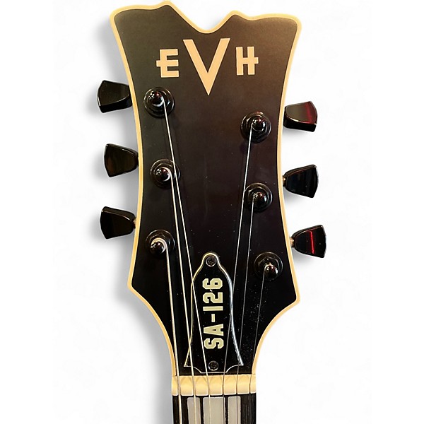Used EVH SA126 Special Matte Army Drab Hollow Body Electric Guitar