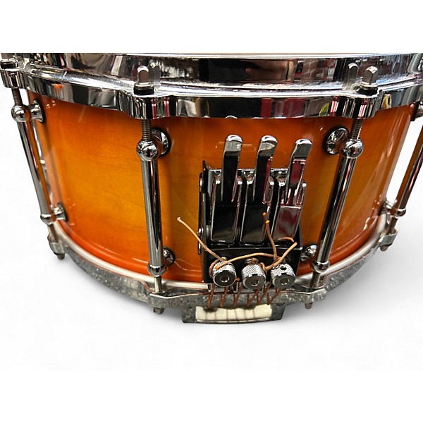 Used Pearl 14X6.5 Symphonic Snare Drum Amber Drum